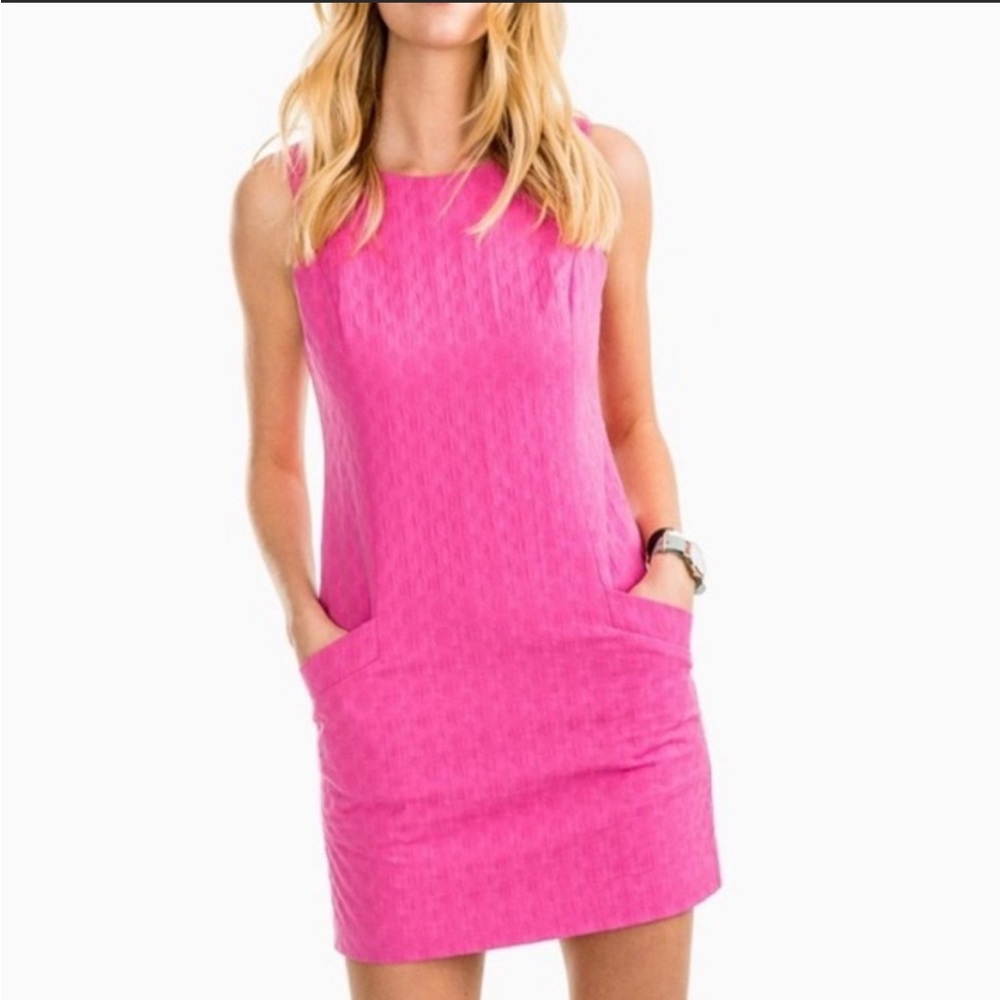 Southern Tide Pink Shift Dress